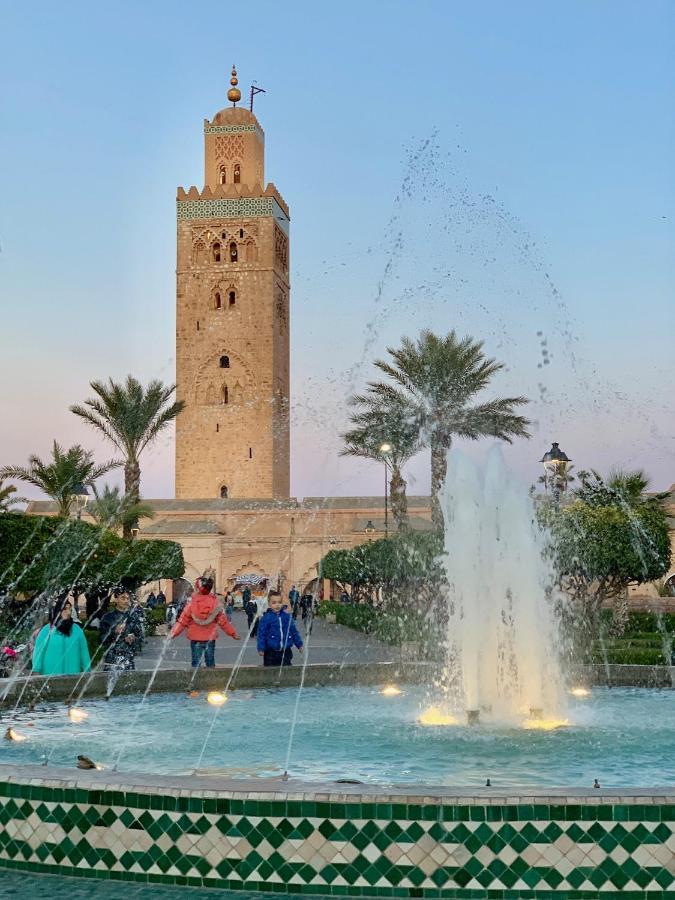 Authentic Moroccan Charm Apartment In Marrakech Terrace Marrakesch Exterior foto